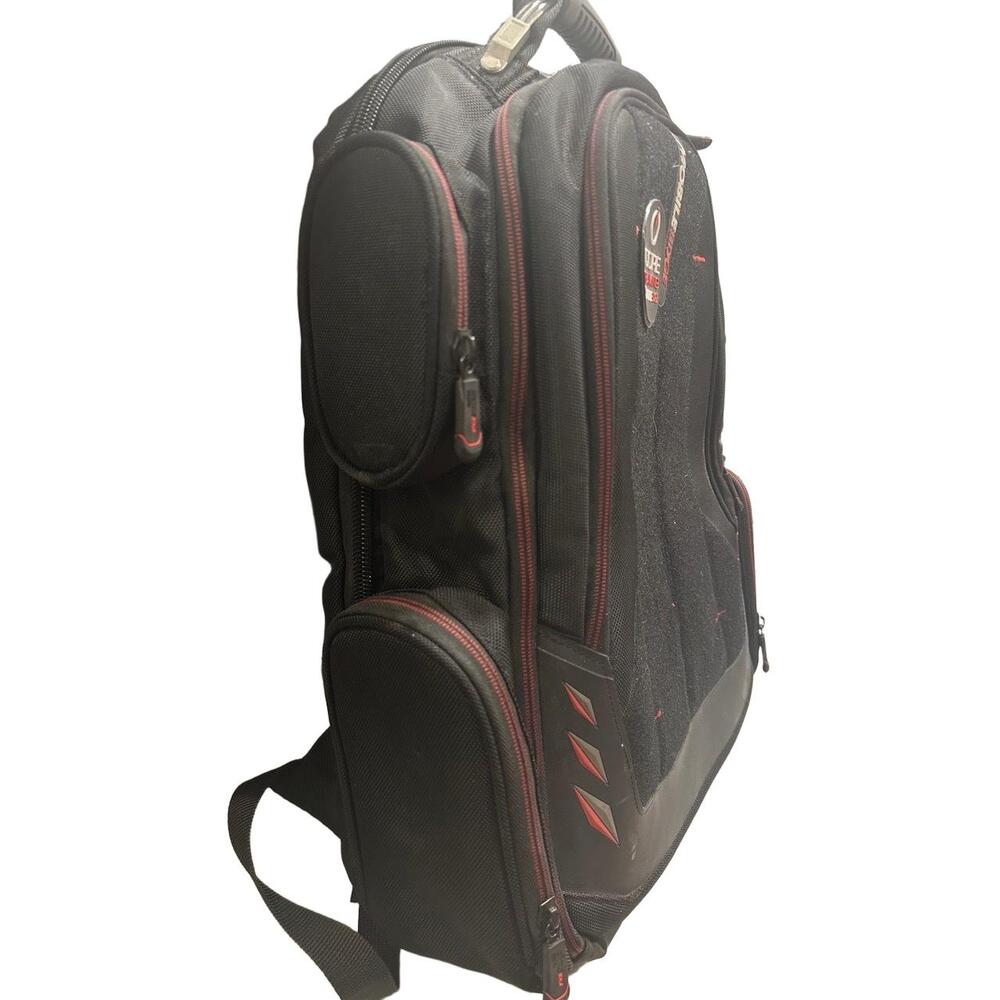 Mobile Edge Backpack Size Black Red Gaming Laptop Computer Multiple Compartments - Picture 4 of 10
